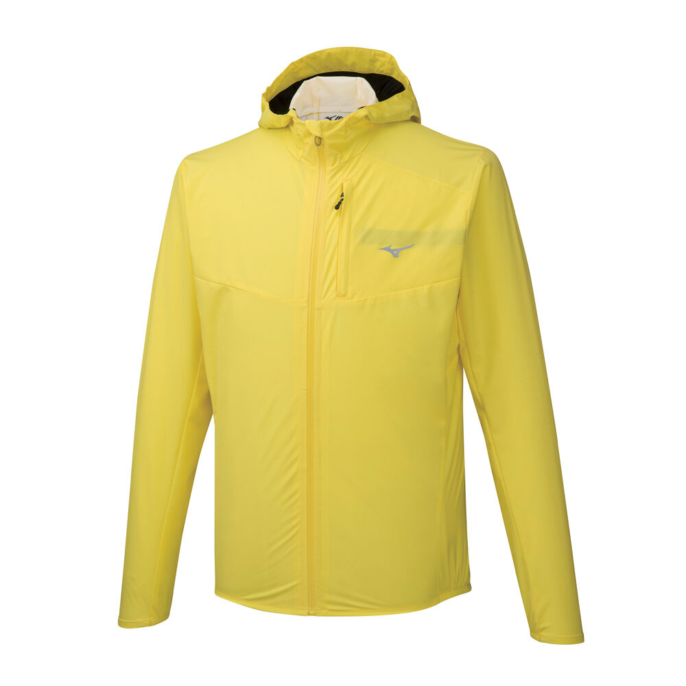 Mizuno Men's Waterproof 20K ER Running Jacket Yellow (J2GE800146-RPY)